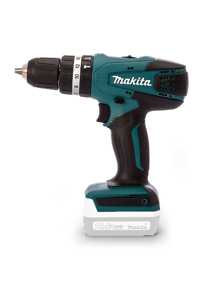 Аккумуляторная ударная дрель-шуруповерт G-Series 14.4 В Makita HP347DZ