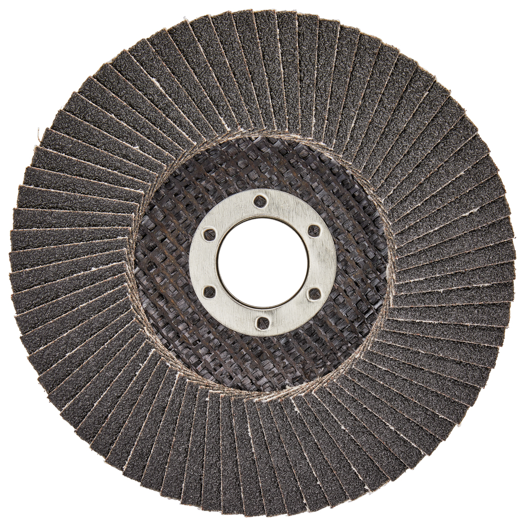 Лепестковый шлифовальный диск C60, 125 мм, стекловолокно, плоский Makita D-28092