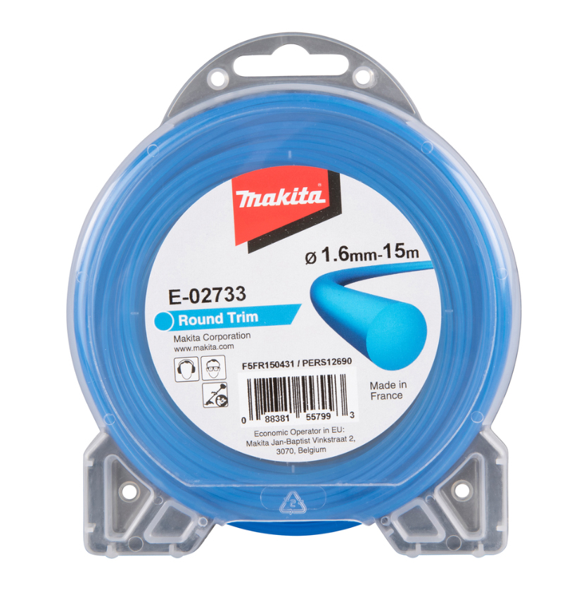 Триммерная леска, круглая, 1.6 мм х 15 м Makita E-02733 Триммерная леска, круглая, 1.6 мм х 15 м Makita E-02733