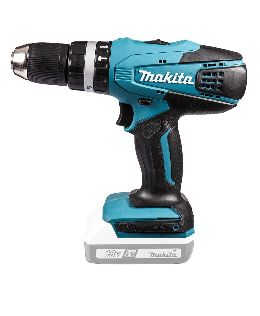 Аккумуляторная ударная дрель-шуруповерт G-Series 18 В Makita HP457DZ