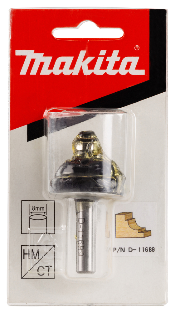 Фреза кромочная 31.8x15.9x8х32х2Т Makita D-11689