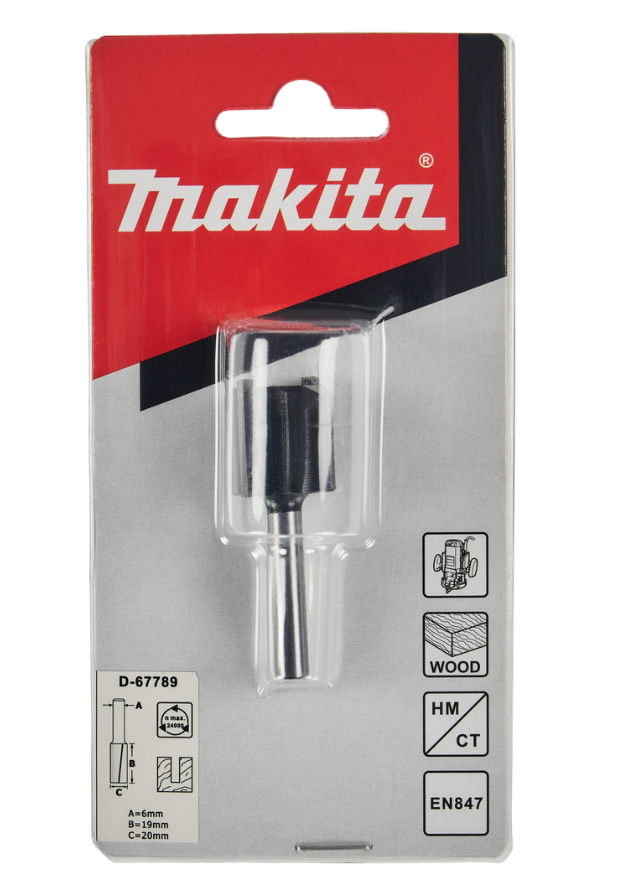 Фреза пазовая 20x6 мм Makita D-47494