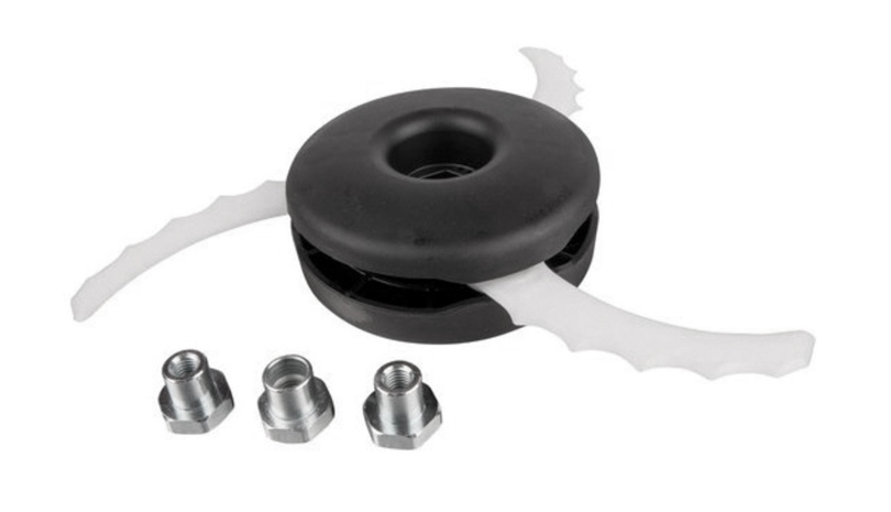 Триммерная головка с пластиковыми ножами M8/M10x1.25LH; M8x1.25RH Makita 198383-1 Триммерная головка с пластиковыми ножами M8/M10x1.25LH; M8x1.25RH Makita 198383-1