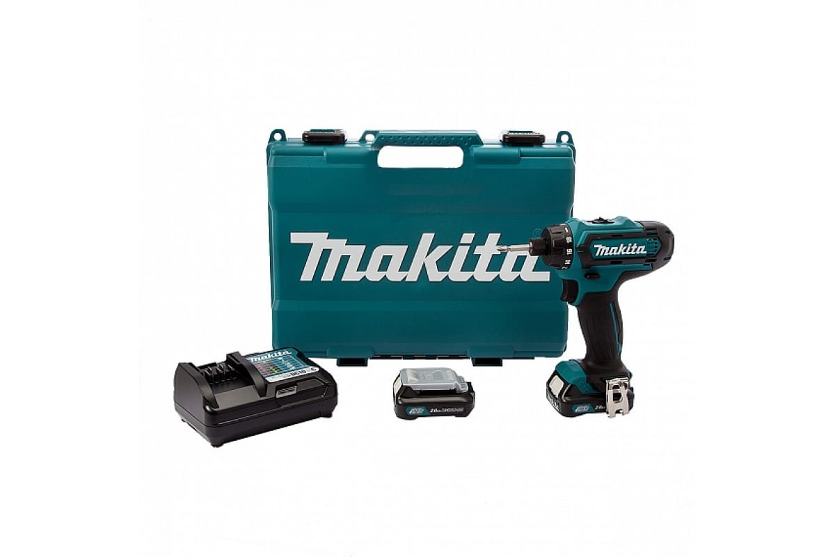 Аккумуляторная дрель-шуруповерт CXT 12 В Makita DF031DWAE