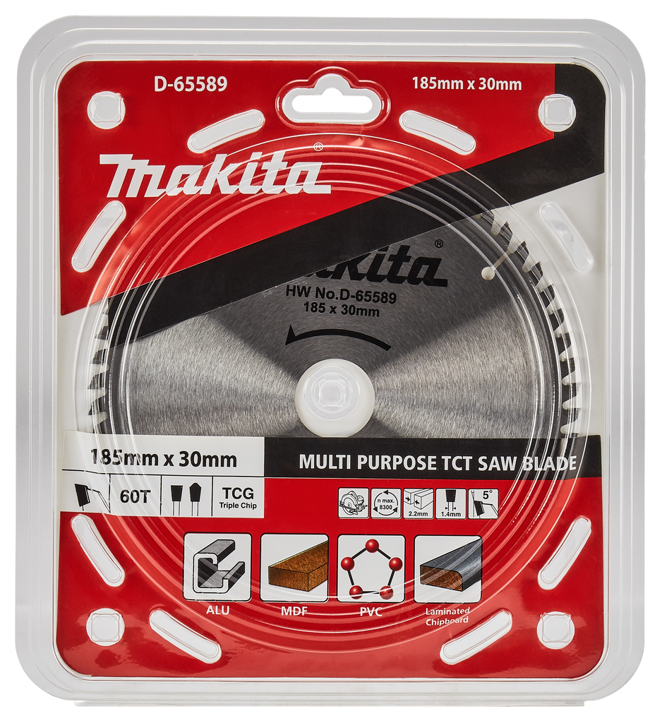 Пильный диск универсальный 185x30x2.2/1.4x60T Makita D-65589