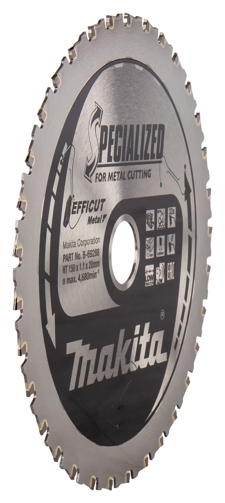 Пильный диск по металлу EFFICUT, 150x20x33T Makita B-69288