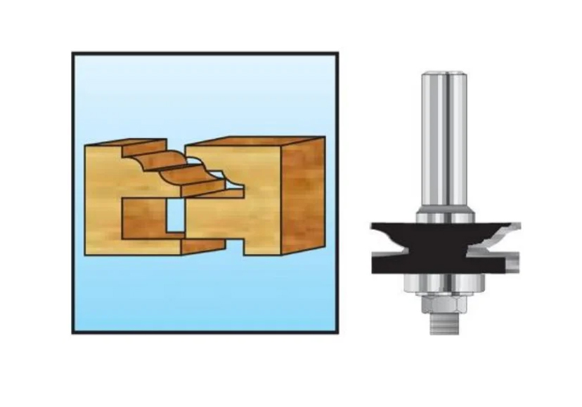 Фреза комбинированная 41х23.8х8х32х9.5х2Т Makita D-11922
