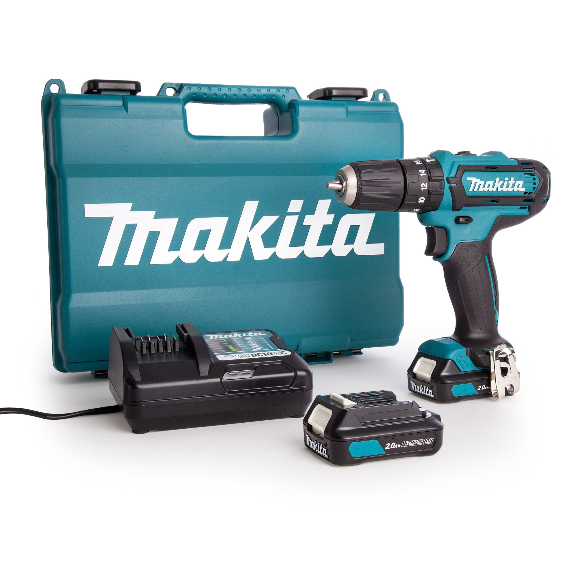 Аккумуляторная ударная дрель-шуруповерт CXT 12 В Makita HP332DWAE Аккумуляторная ударная дрель-шуруповерт CXT 12 В Makita HP332DWAE