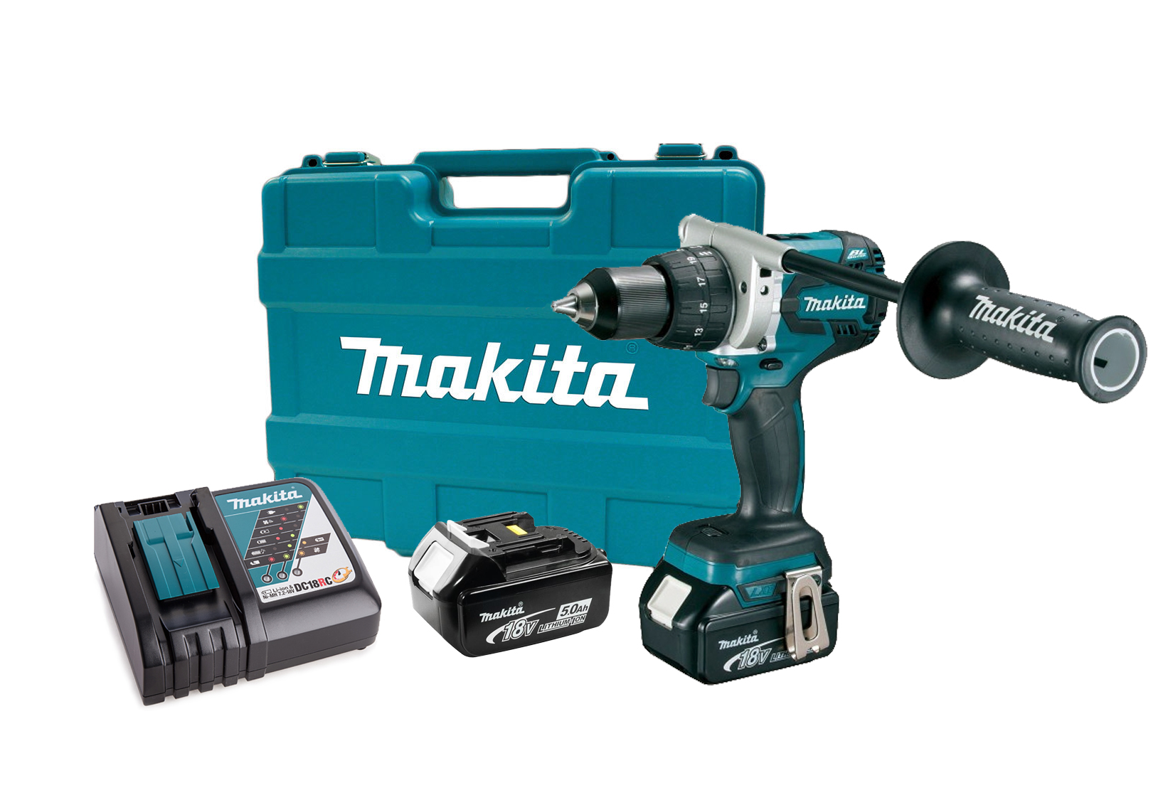 Аккумуляторная дрель-шуруповерт LXT 18 В Makita DDF481RTE