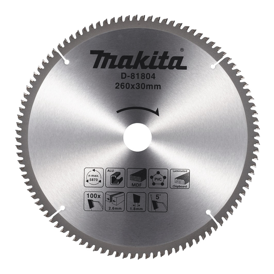Пильный диск универсальный для алюминия/дерева/пластика — D-81804