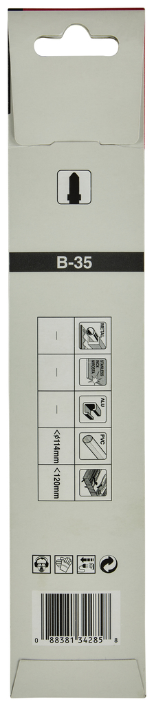 Пилки для лобзика 3 шт B-35 Makita B-10469