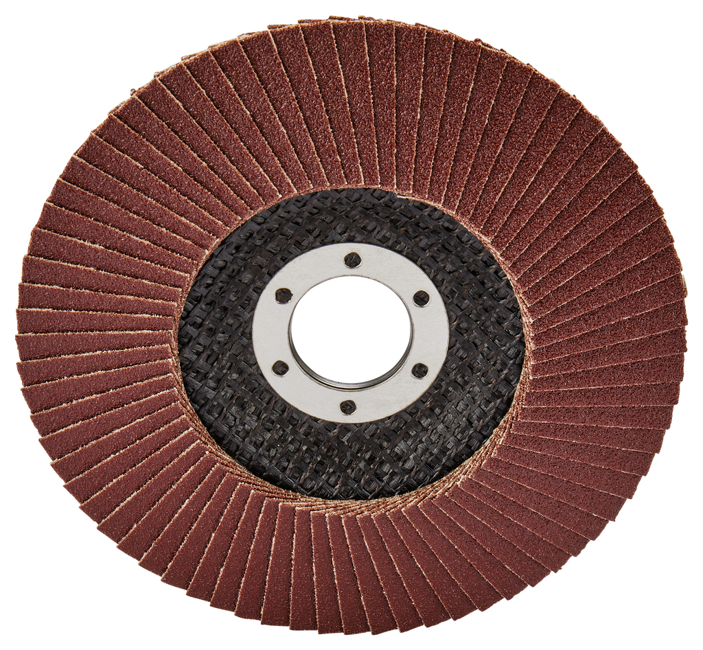 Лепестковый шлифовальный диск А80, 125 мм, стекловолокно, угловой Makita D-27109