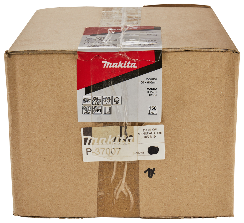 Шлифовальная лента 100х610 мм, K150, 25 шт Makita P-37007