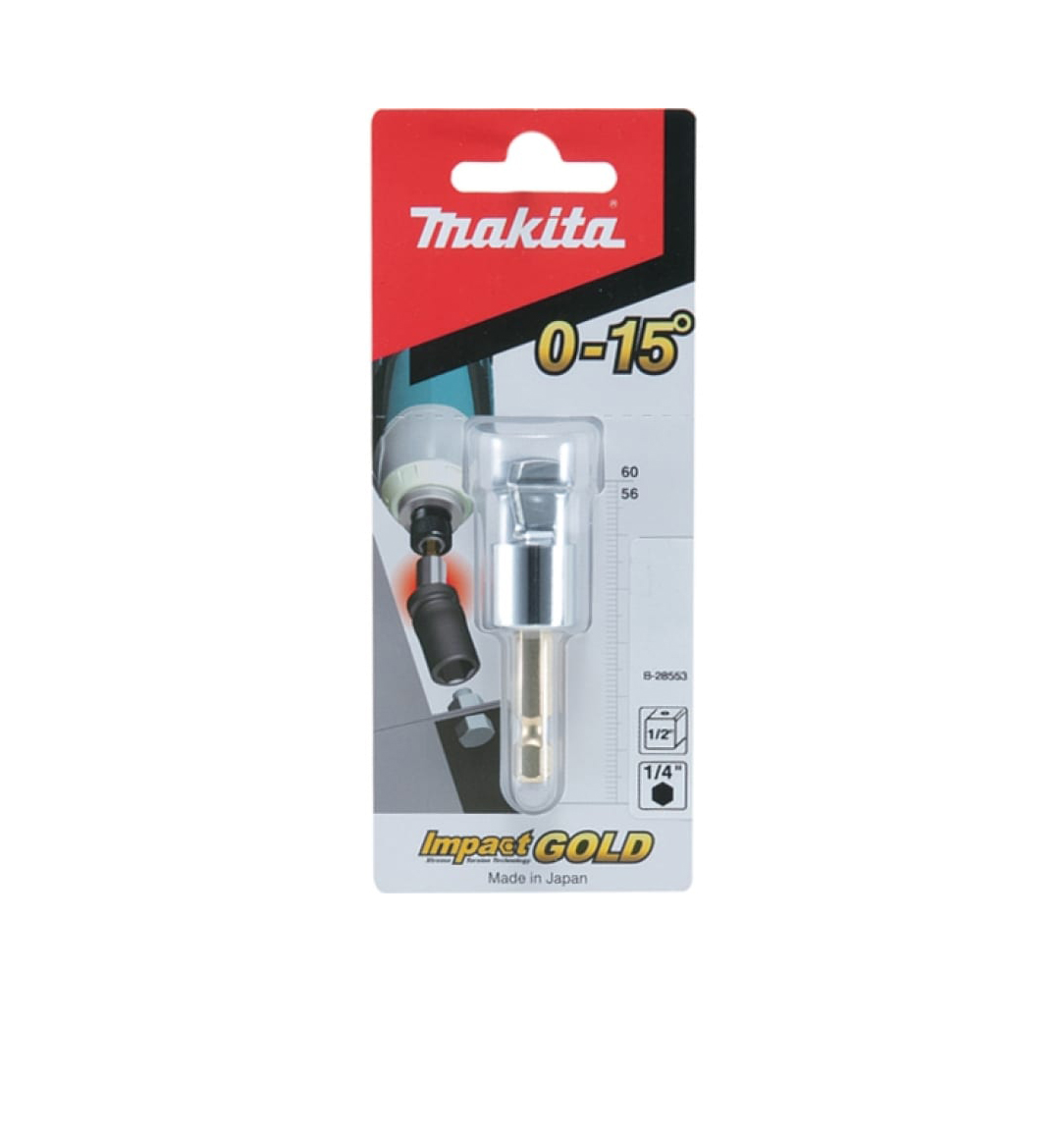 Адаптер с углом наклона Impact Gold SQ 1/2" 56 мм Makita B-28553