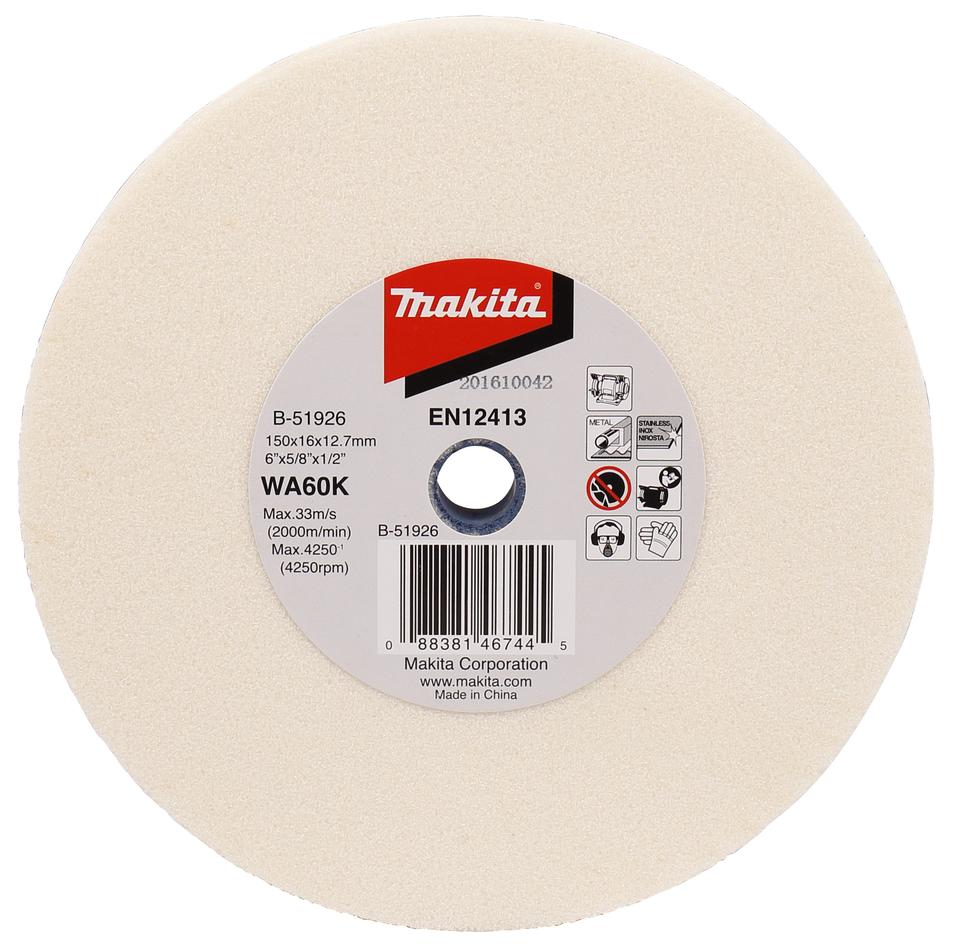Точильный круг 150х16х12,7 WA60 Makita B-51926
