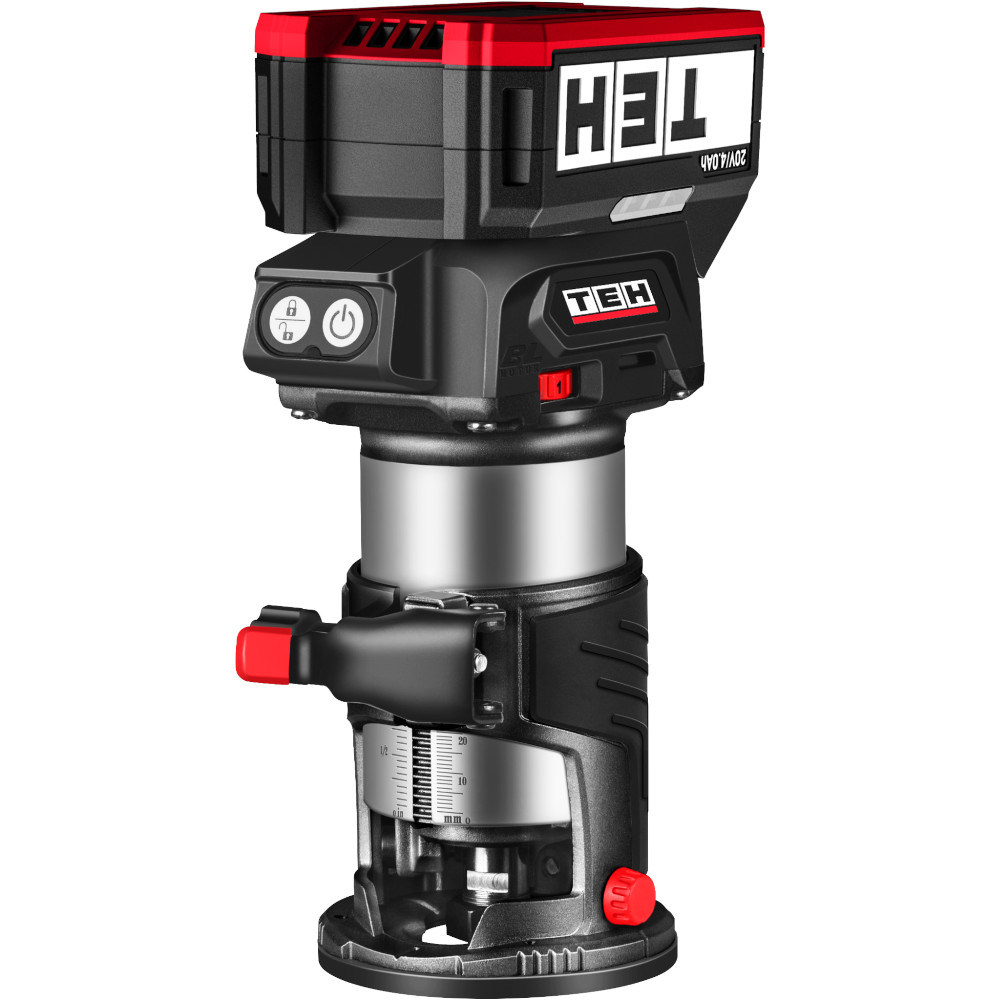 Фрезер кромочный аккумуляторный 20V TEH LT607-1B