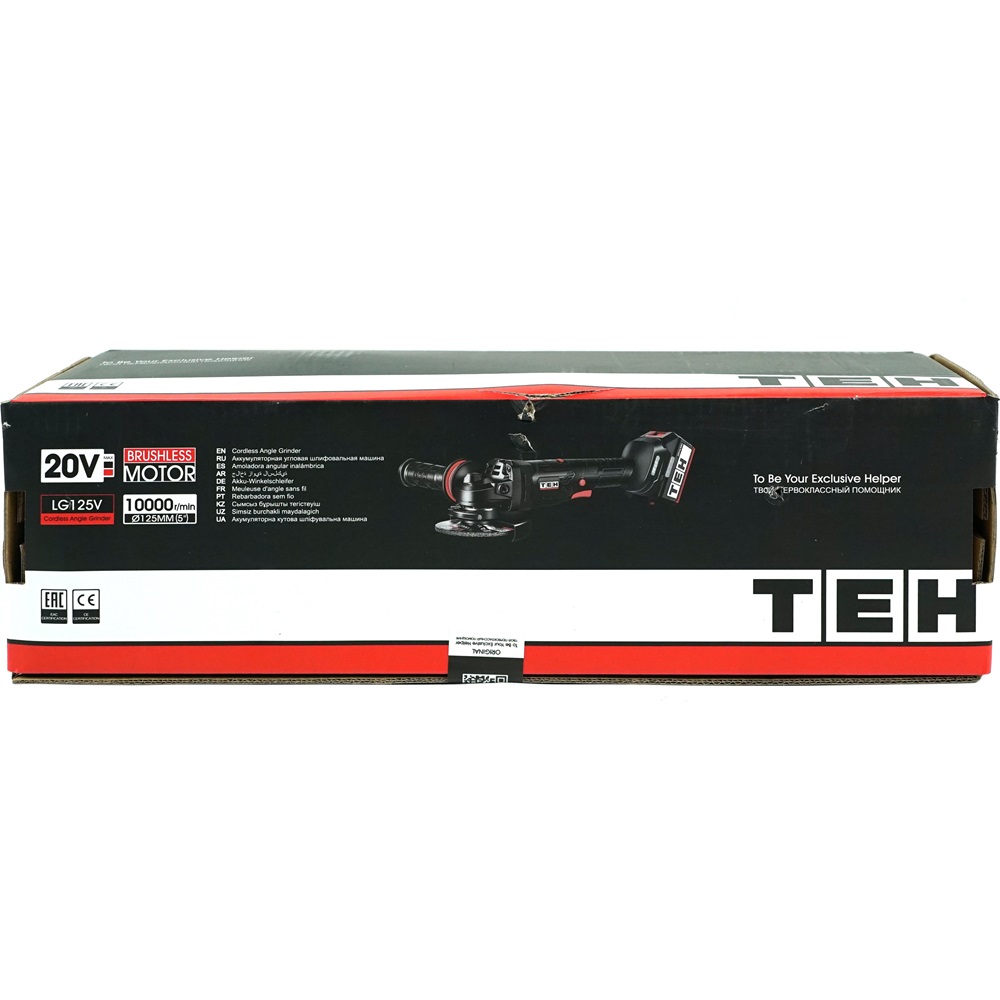 УШМ аккумуляторная 20V (без АКБ и ЗУ) 125мм TEH LG125V