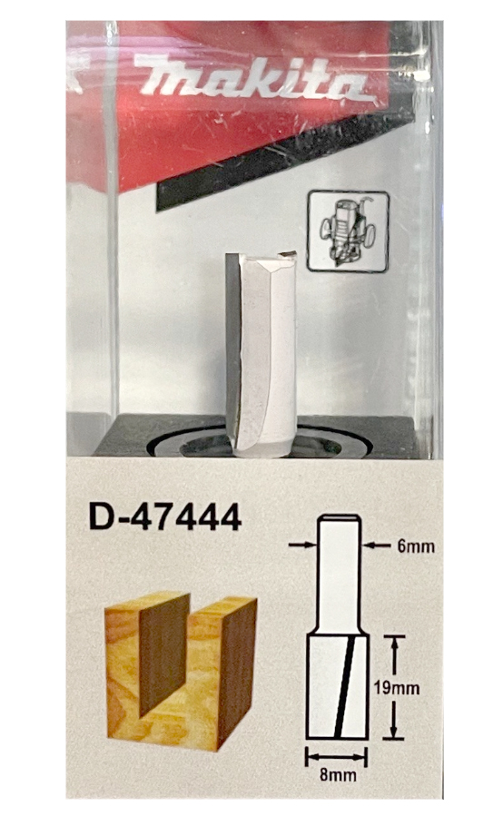 Фреза пазовая 8x6 мм Makita D-47444