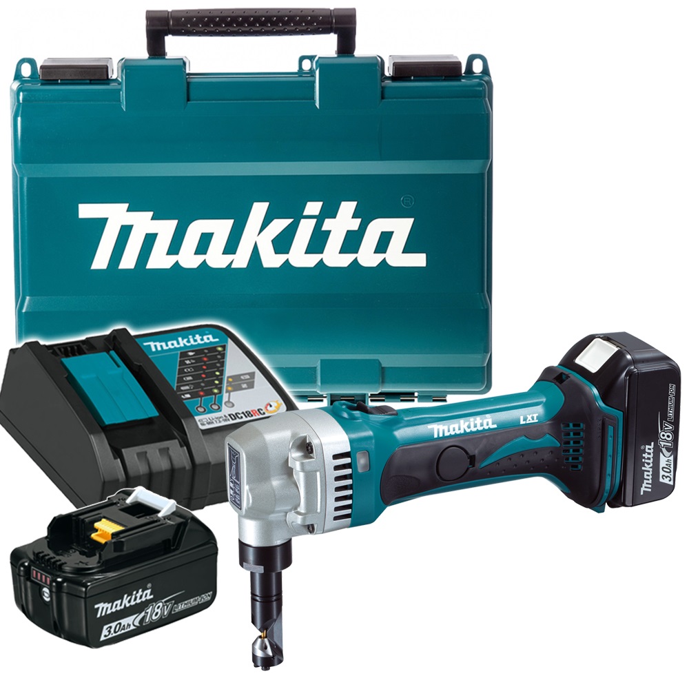 Аккумуляторные высечные ножницы Makita DJN161RFE