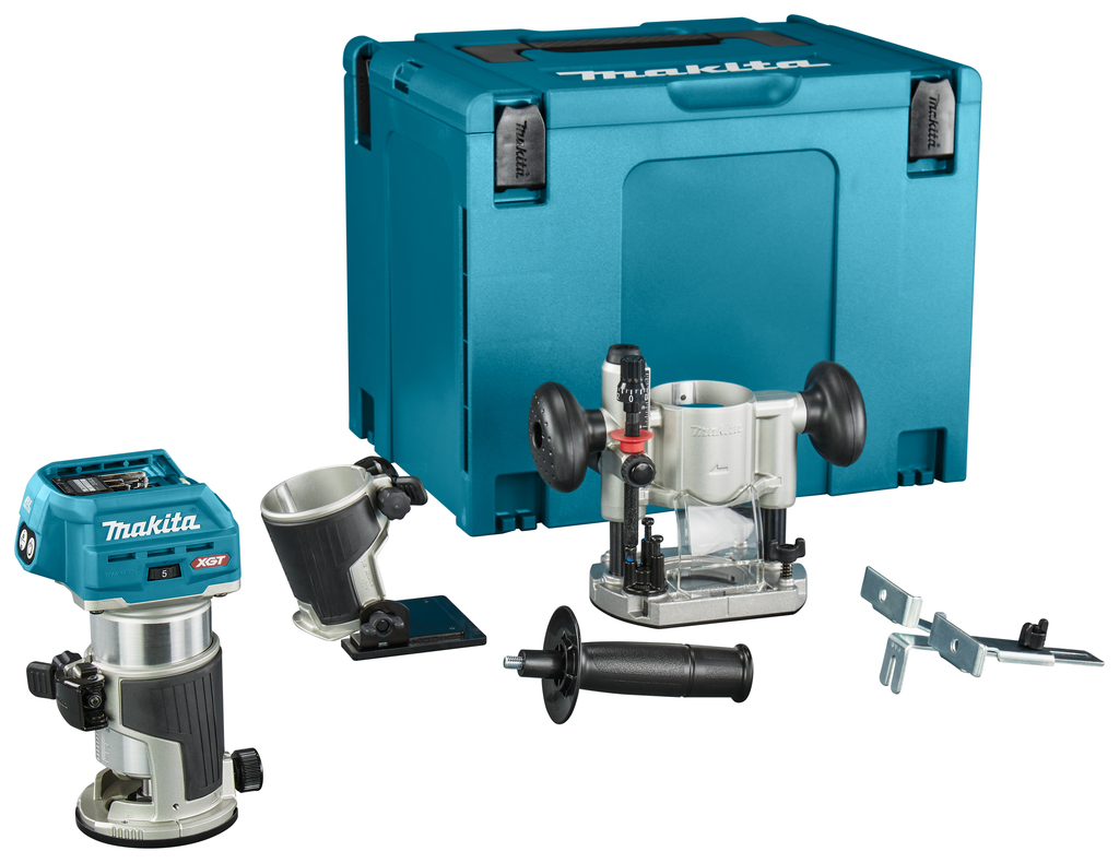 Аккумуляторный фрезер 3 базы 40 В XGT Makita RT001GZ19