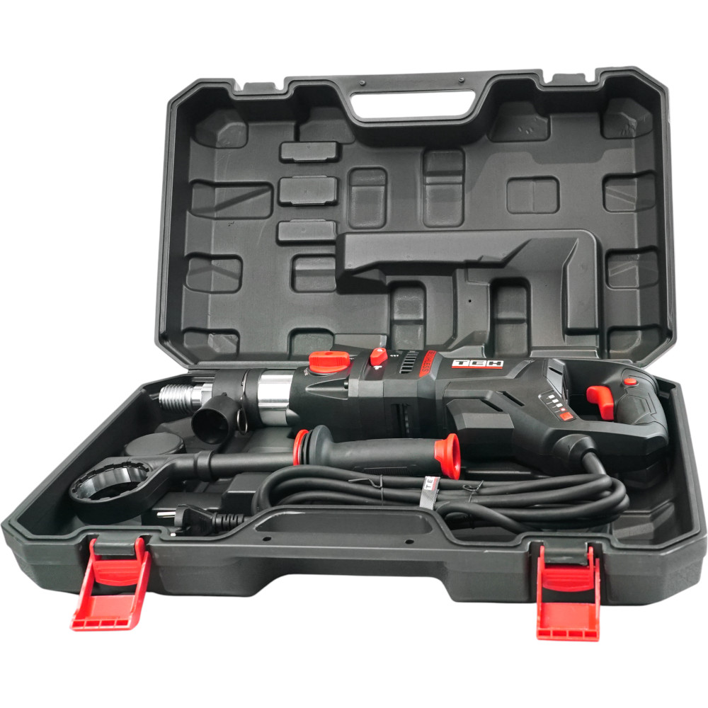 Дрель для алмазного сверления с микроударом TEH TCD8160BL