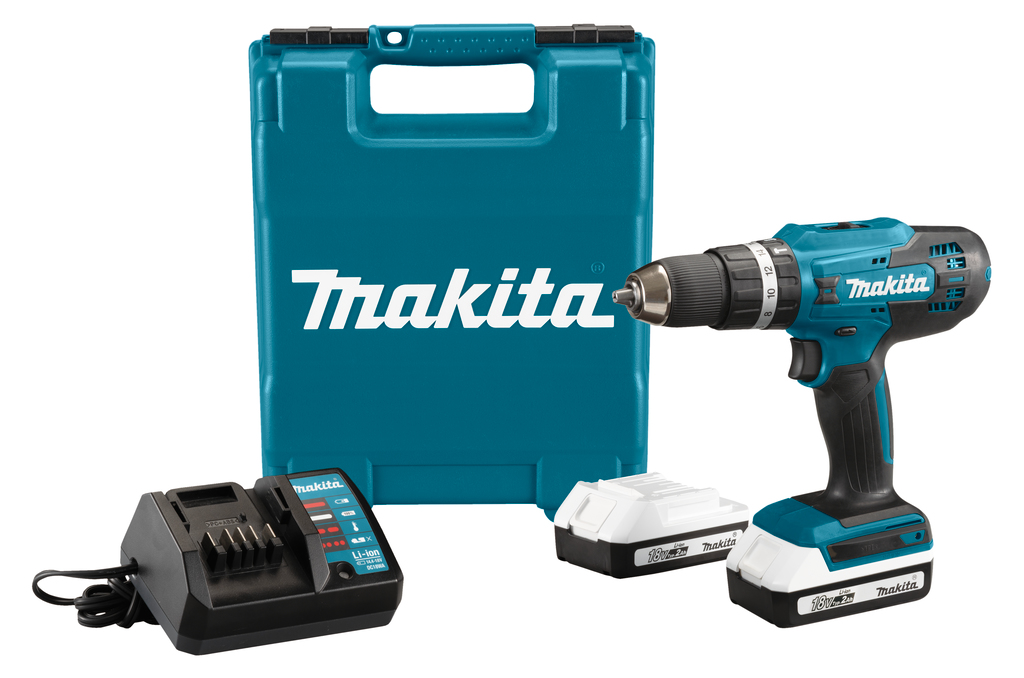 Аккумуляторная ударная дрель-шуруповерт G-Series 18 В Makita HP488DWAE