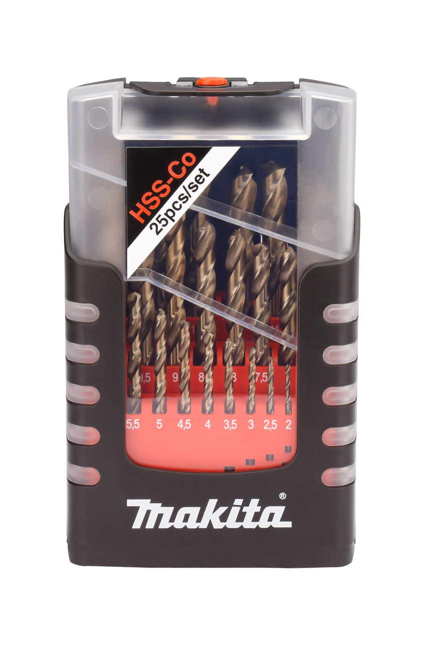 Набор сверл по металлу HSS-G 25 шт Makita D-50479 Набор сверл по металлу HSS-G 25 шт Makita D-50479