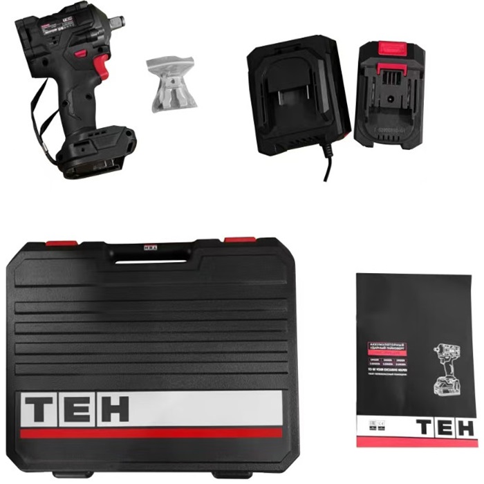 Гайковерт ударный аккумуляторный 20V TEH LW420N-1B