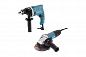 Набор инструмента (Ударная дрель HP1630 + УШМ GA5030) Makita DK0123