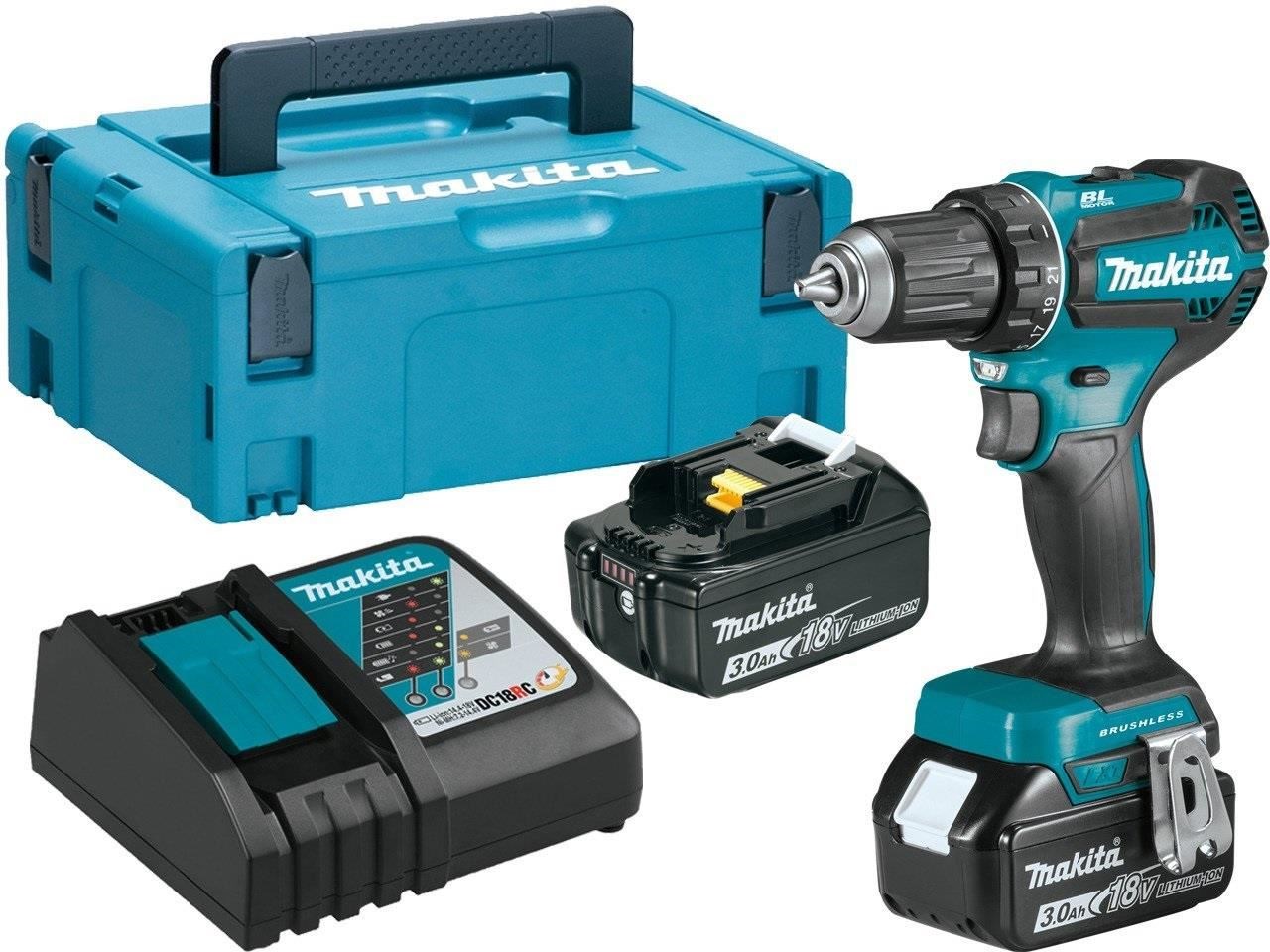 Аккумуляторная дрель-шуруповерт LXT 18 В Makita DDF485RFJ