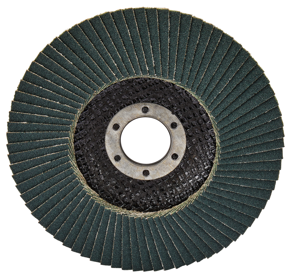 Лепестковый шлифовальный диск А120, 125 мм, PREMIUM, стекловолокно, угловой Makita B-22698