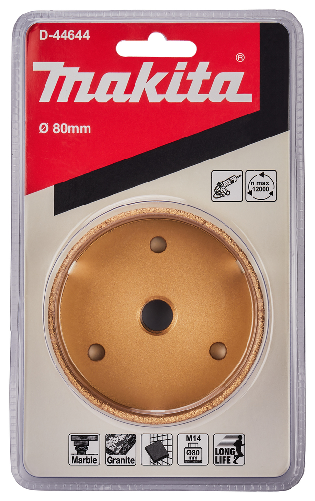 Коронка алмазная M14X80 мм Makita D-44644