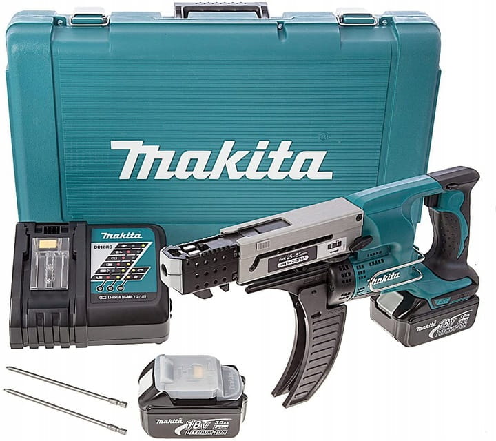 Аккумуляторный магазинный шуруповерт LXT 18 В Makita DFR550RFE Аккумуляторный магазинный шуруповерт LXT 18 В Makita DFR550RFE