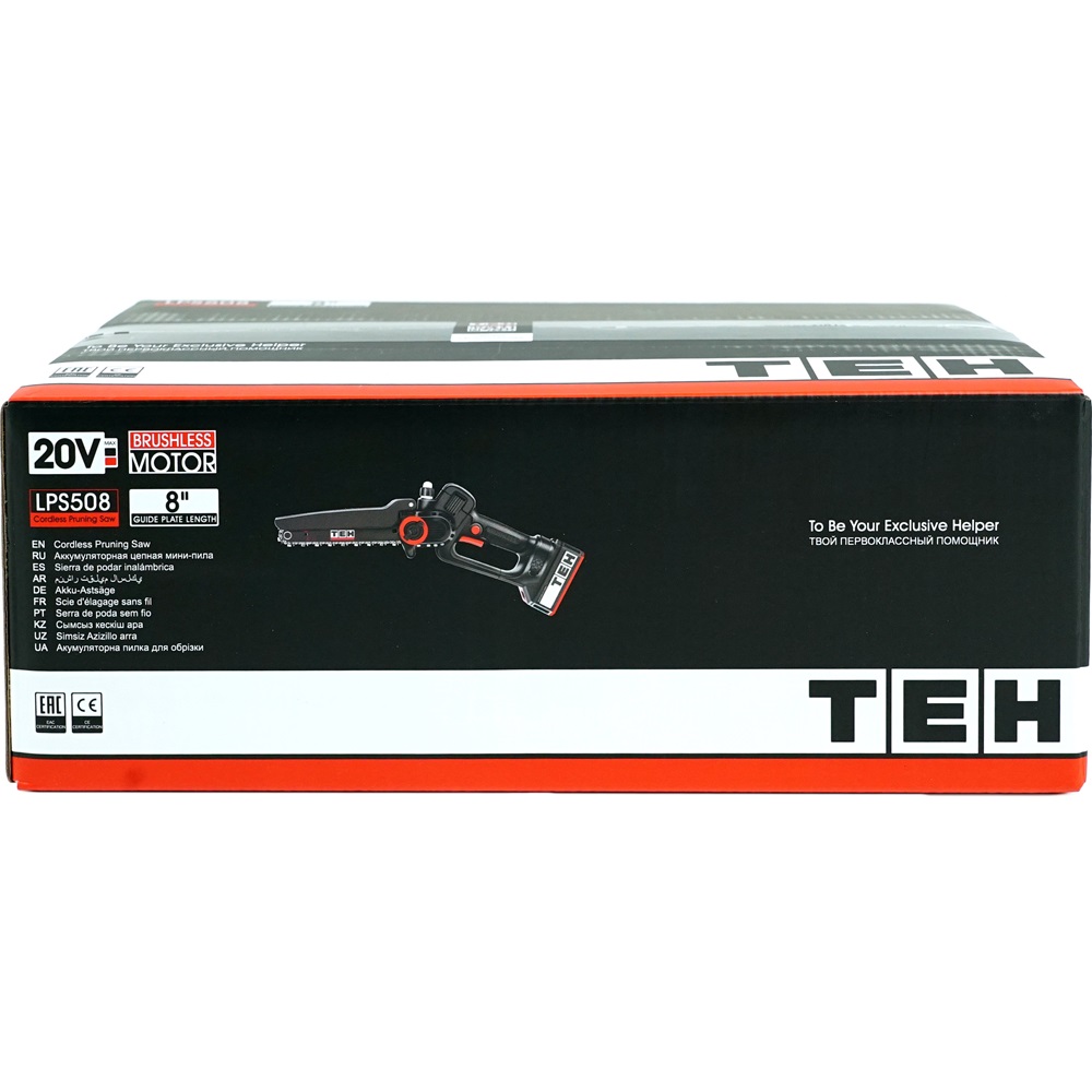 Пила цепная аккумуляторная мини 20V (без АКБ и ЗУ) TEH LPS508