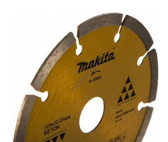Алмазный диск сегментированный по бетону 125x22,23 Makita B-28092
