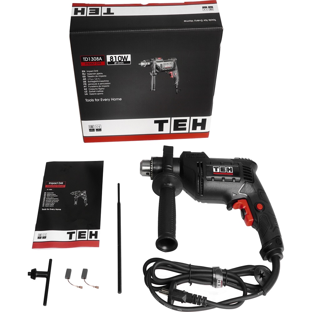 Дрель ударная TEH TD1308A