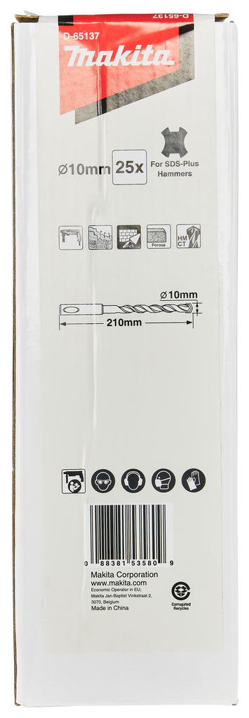 Набор буров SDS-PLUS 10x210, 25 шт. Makita D-65137