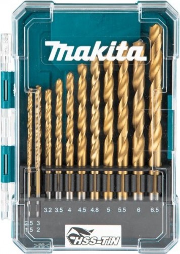 Набор сверл по металлу HSS-TiN Economy, 13 шт Makita D-72855 Набор сверл по металлу HSS-TiN Economy, 13 шт Makita D-72855