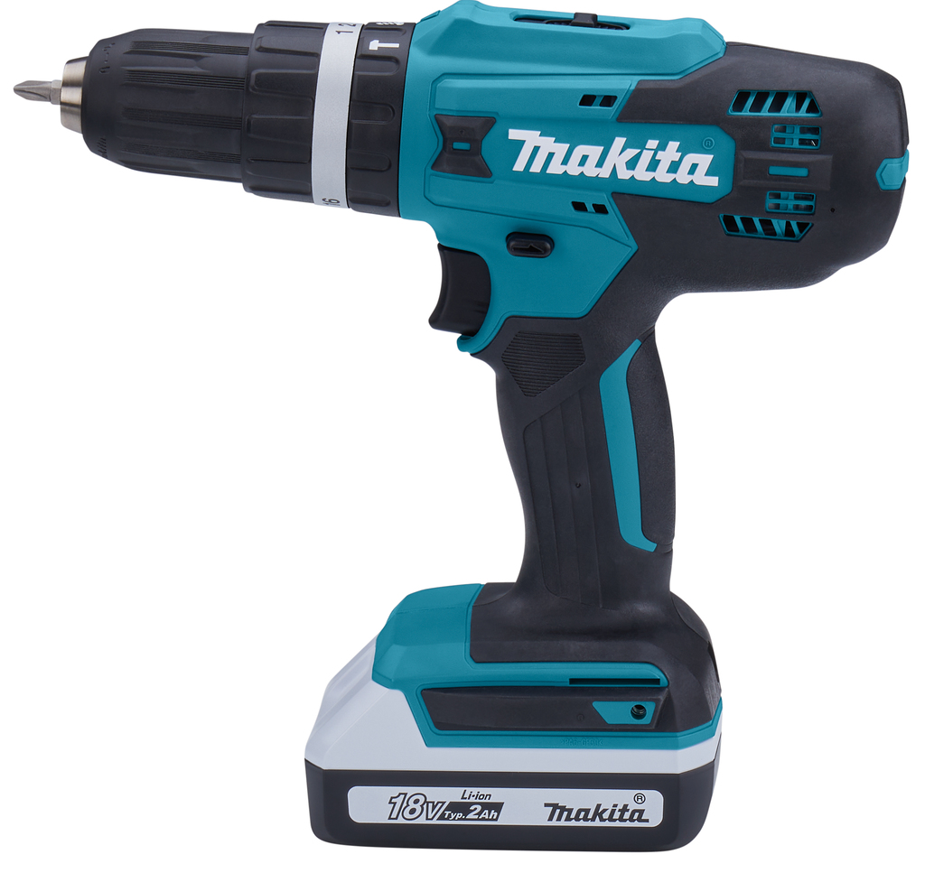 Аккумуляторная ударная дрель-шуруповерт G-Series 18 В Makita HP488DWAE