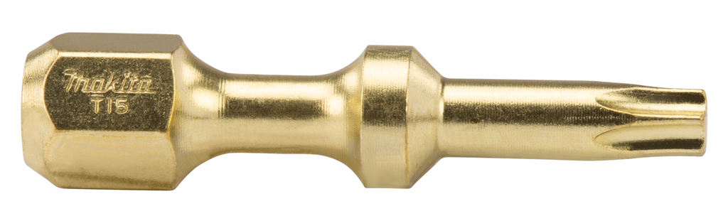 Бита  Impact Gold Shorton T15, 30 мм, E-form (MZ), 2 шт Makita B-42254 Бита  Impact Gold Shorton T15, 30 мм, E-form (MZ), 2 шт Makita B-42254