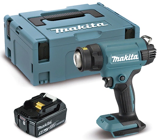 Аккумуляторный фен LXT 18 V Makita DHG181RT1J Аккумуляторный фен LXT 18 V Makita DHG181RT1J
