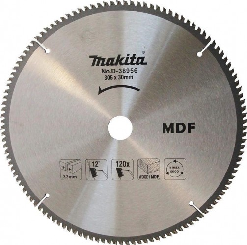 Пильный диск для дерева и МДФ 305X30/15.88X3.2X120T STANDART Makita D-38956 Пильный диск для дерева и МДФ 305X30/15.88X3.2X120T STANDART Makita D-38956