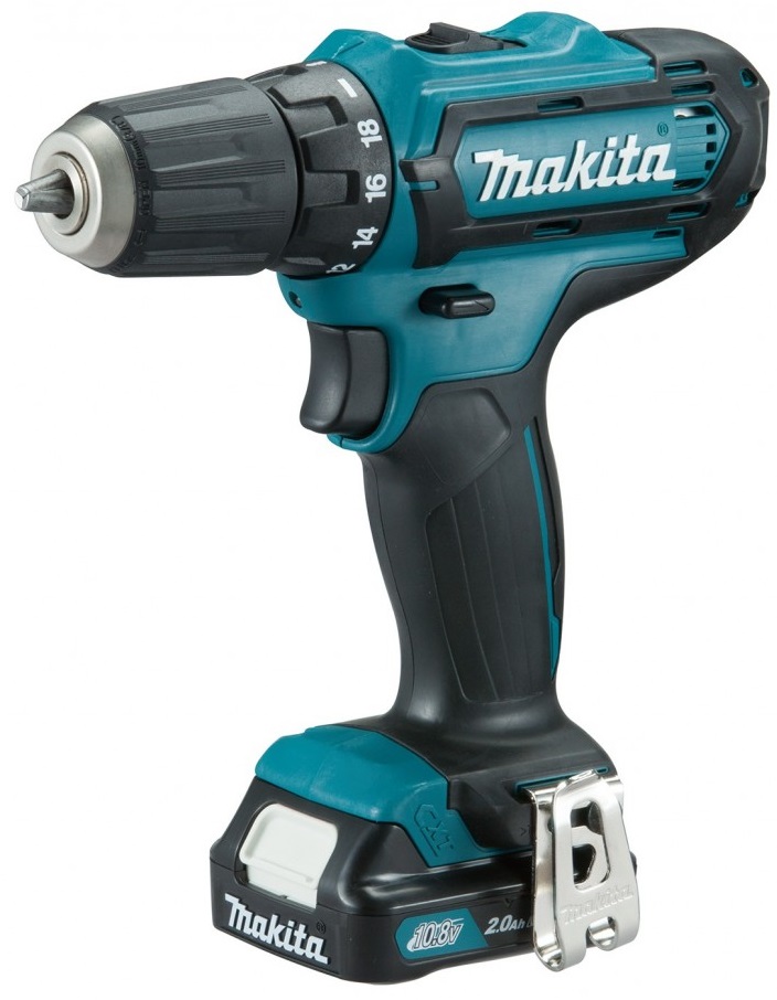 Аккумуляторная дрель-шуруповерт CXT 12 В Makita DF331DWYE4