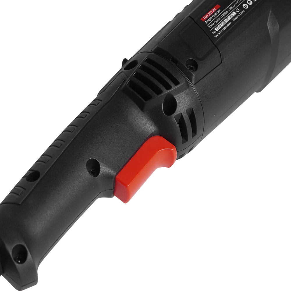 УШМ с регулировкой оборотов, длинная рукоятка 125мм TEH TG12512V