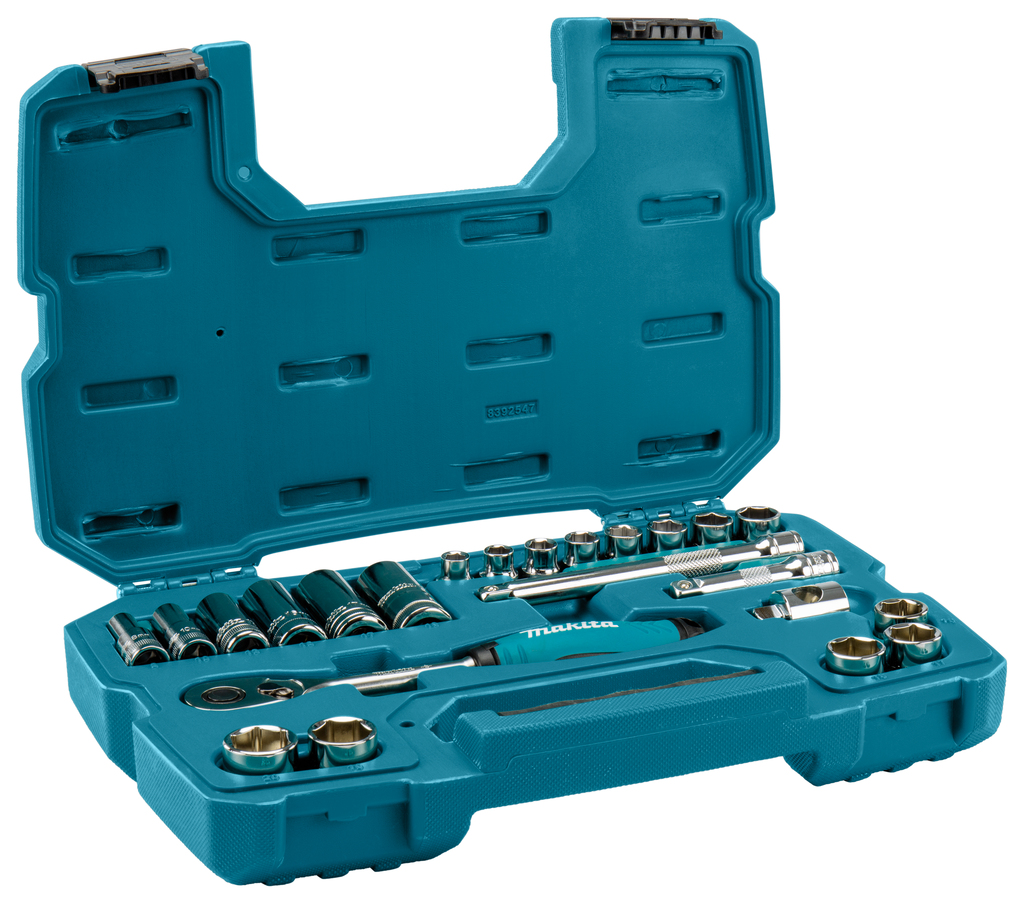 Набор ключей и головок 23 предмета 3/8"  Makita B-65573