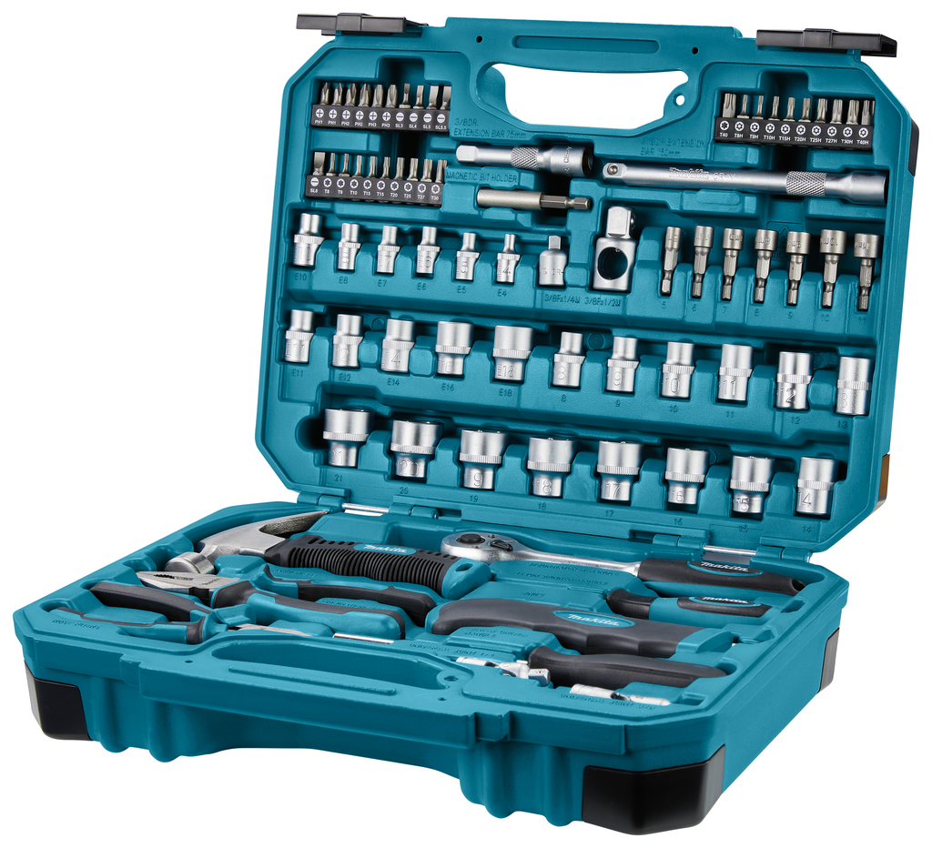 Набор ручного инструмента 76 предметов Makita E-10899