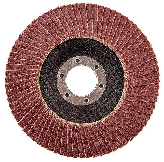 Лепестковый шлифовальный диск А60, 115 мм, стекловолокно, угловой Makita D-27040