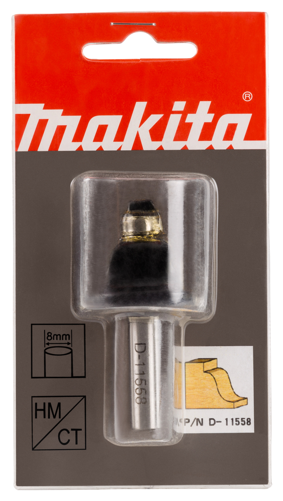 Фреза кромочная 34.9х16.6х8х32х2Т Makita D-11558
