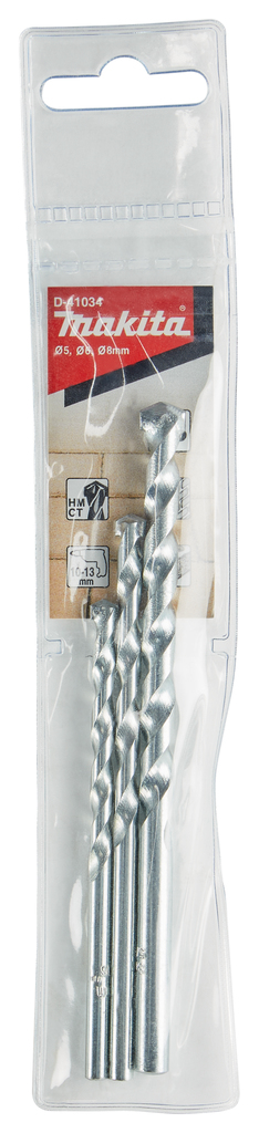 Набор сверл по кирпичу 3 шт Makita D-41034