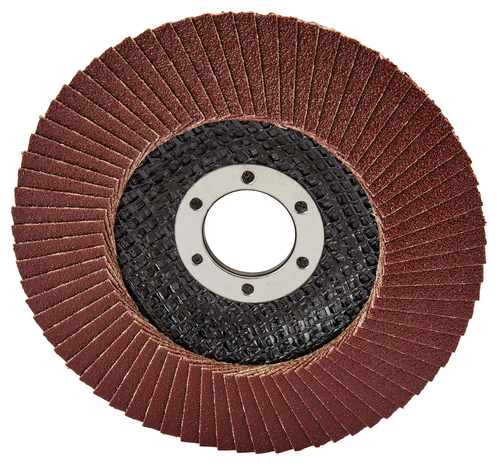 Лепестковый шлифовальный диск А80, 115 мм, стекловолокно, угловой Makita D-27056